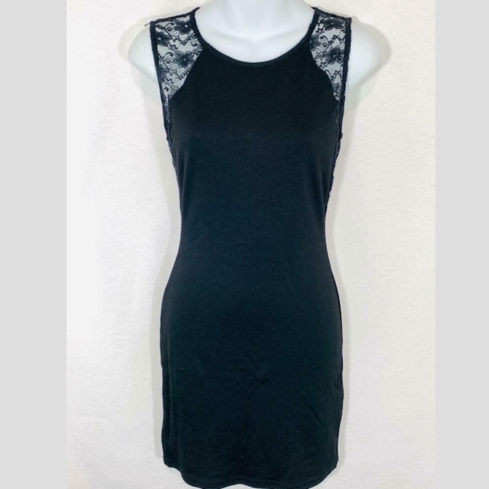 NWT's H&M Black Dress, Lace detail sz 6 Medium M